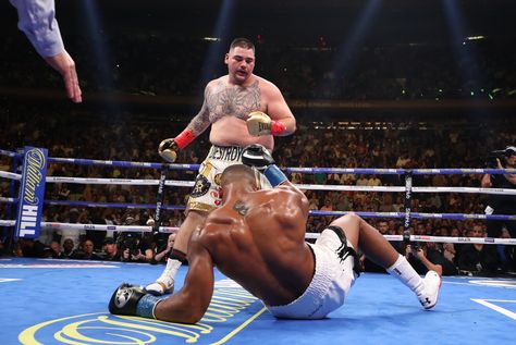 The Internet Reacts To Andy Ruiz Jr. Beating The Crap Out Of Chiseled Anthony Joshua While Rocking The Dad Bod – BroBible Andy Ruiz Jr, Saul Canelo Alvarez, Heavyweight Boxing, Boxing History, Champions Of The World, Anthony Joshua, Boxing Champions, Tyson Fury, Sky News