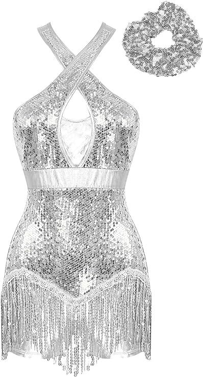 Party Silver Shiny Bodysuit, Silver Shiny Party Bodysuit, Fringe Leotard, Luxury Glamorous Sequined Bodysuit, Sparkly Leotard, Sparkly Bodysuit, Heart Bodysuit, Circus Outfits, Leotard Bodysuit