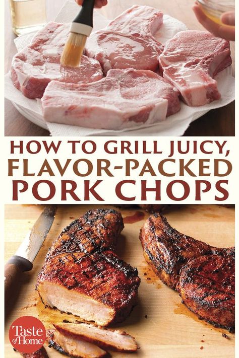 Meaty Appetizers, Best Grilled Pork Chops, Pork Chop Brine, Pork Chop Recipes Grilled, Marinated Pork Chops, Glazed Pork Chops, Juicy Pork Chops, Grilled Pork Chops, Baked Pork Chops