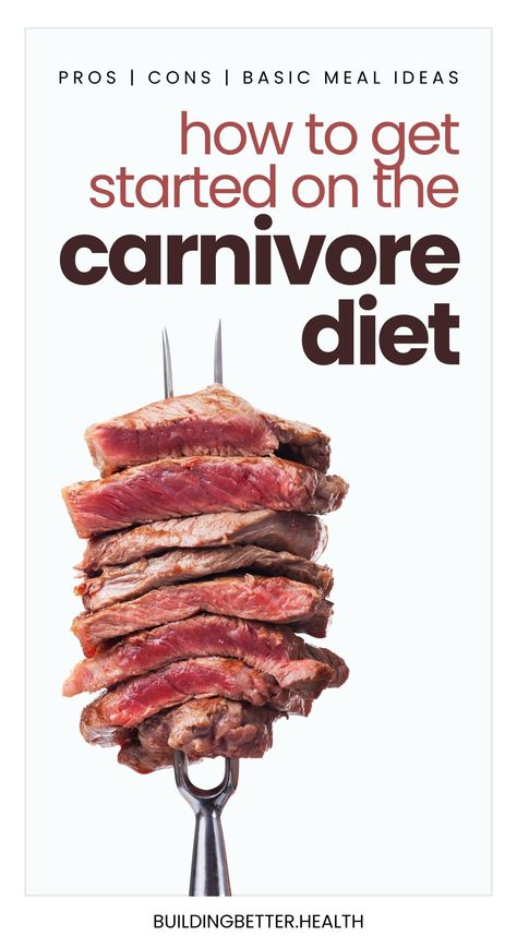 How to get started on the carnivore diet.  Meal ideas and tips for beginners. Foods To Eat On Carnivore Diet, Carnivore Diet How Much To Eat, Beginning Carnivore Diet, How To Do Carnivore Diet, Carvinore Diet, Carnivore Diet Supplements, Carnivore Diet Dos And Donts, How Much To Eat On Carnivore Diet, What Is Carnivore Diet