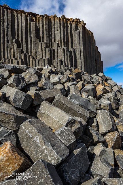 Basalt columns | In South Iceland you can find basalt column… | Flickr Stone Structures, Basalt Rock, Basalt Columns, Basalt Stone, South Iceland, Rock Textures, Natural Structures, Environment Design, Natural Phenomena