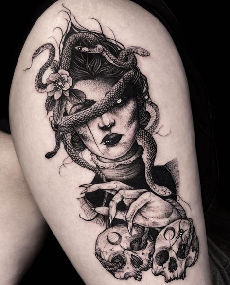 Salem Tattoo, Tattoo Ideas Unique, Dark Tattoos, Tattoo Beautiful, Wicked Tattoos, Men Tattoo, Creepy Tattoos, Gothic Tattoo, Tattoo Women