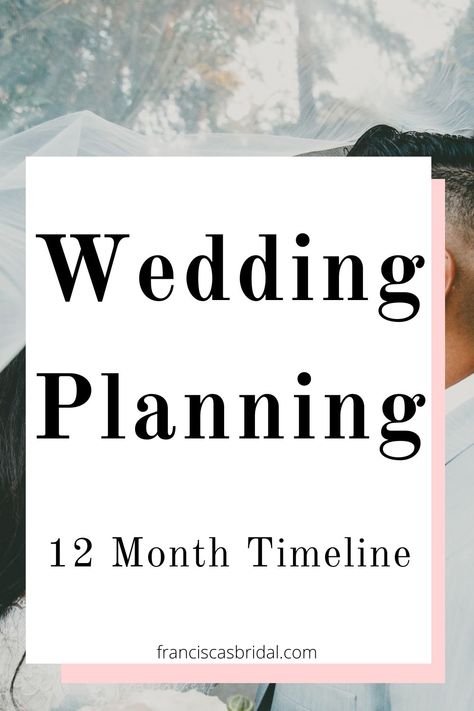 12 Month Wedding Planning Timeline: Guide to Easily Plan Your Dream Wedding in 12 Months - Francisca's Bridal Wedding Timeline 12 Month, Wedding Planning Timeline Printable, Wedding Timeline Checklist, Timeline Wedding Planning, Checklist Wedding Planning, Wedding Checklist Timeline, Wedding Day Itinerary, Best Wedding Songs, Wedding Emergency Kit