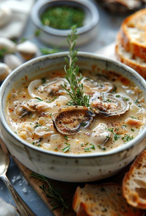 Dive into the world of comfort food with our curated oyster stew recipes. Whether you're using canned or fresh oysters, we've got you covered with step-by-step guides. Explore everything from traditional oyster stew with potatoes to inventive twists that might just become your new go-to dish. Bring warmth and flavor to your kitchen and heart with a steaming bowl of homemade oyster stew today. Cooked Oyster Recipes, Canned Oysters Recipes, Fresh Oyster Recipes, Oyster Recipes No Shell, Canned Oyster Recipes, Oyster Recipe, Oyster Stew Recipes, Canned Oysters, Autumn Meals