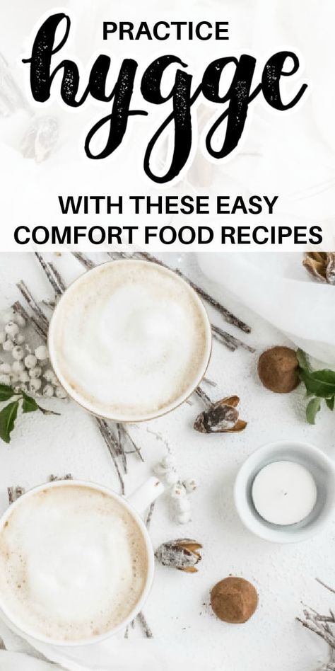 Here are some hygge-inspired easy comfort food recipes that you might want to try: Hygge Recipes, Easy Comfort Food Recipes, Hygge Food, Homemade Holiday Treats, Bisquick Chicken, Holiday Fudge, Homemade Beef Stew, Country Recipes, Homemade Lasagna