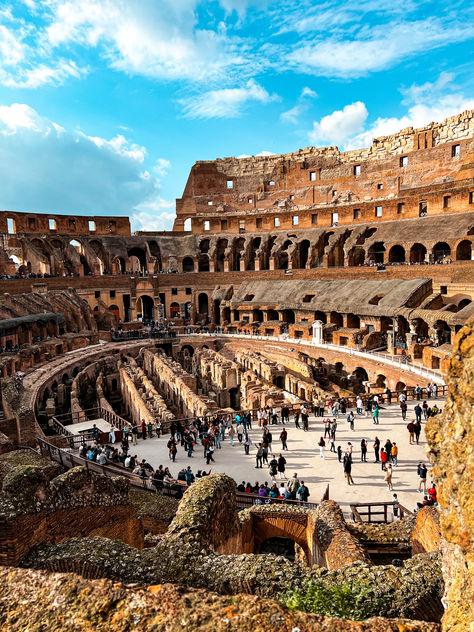 Colosseo inside Colosseum Inside, Colosseum Rome, Future Goals, Rome Italy, Places Around The World, Rome, Beautiful Places, Around The Worlds, Italy