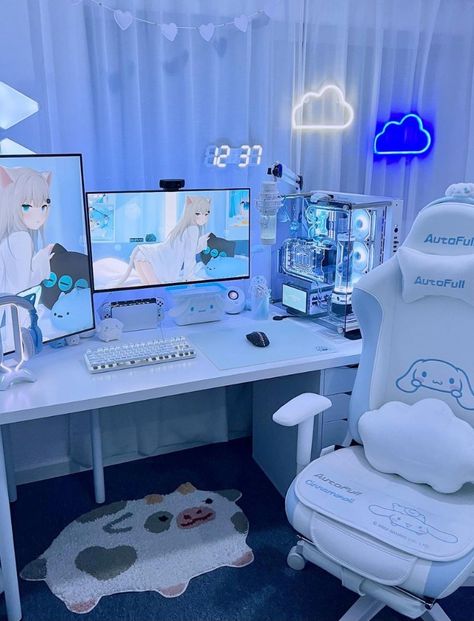 🎮✨ Level up your gaming experience with PureAura's Cinnamoroll Gaming Setup! 🌈💖 Immerse yourself in the adorable world of Cinnamoroll while conquering virtual realms. Transform your space into a Kawaii haven of entertainment.

Follow @purejoykawaii for more gaming delights! Which game would you conquer with this setup?

Tag a friend who'd love to join the gaming adventure! #PureAuraGamingMagic #CinnamorollSetup #KawaiiGaming #GamerDreams #PureJoyEssentials #AdorableGamingStation 🌟🕹️ Kawaii Gaming Setup Blue, Blue And White Gaming Setup, White And Blue Gaming Setup, Cinnamoroll Gaming Setup, Pastel Blue Gaming Setup, Cinnamoroll Setup, Blue Gaming Setup Aesthetic, Light Blue Gaming Setup, Blue Game Room