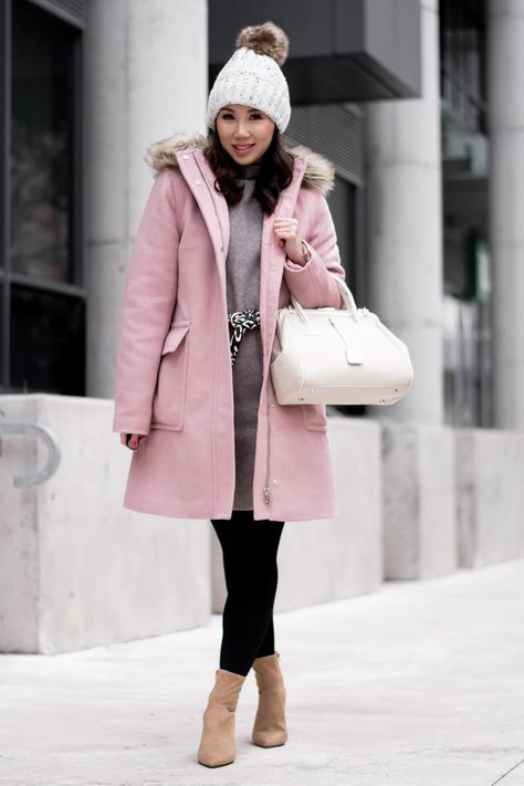 Winter coat outfits