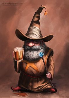 Wizard Ideas, Gnome Dnd, Gnome Wizard, Dnd Wizard, Dungeons And Dragons Characters, Dnd Art, D&d Dungeons And Dragons, Fantasy Rpg, Fantasy Inspiration