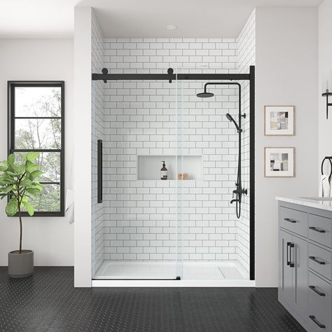 Ove Decors Bel Soft Close 58.19'' - W x 78.74'' H Door Frameless Shower Door with & Reviews | Wayfair Bathtub Doors, Outdoor Remodel, Master Shower, Shower Fixtures, Small Bathroom Makeover, Tub Doors, Shower Kit, Teen Decor, Frameless Shower Doors