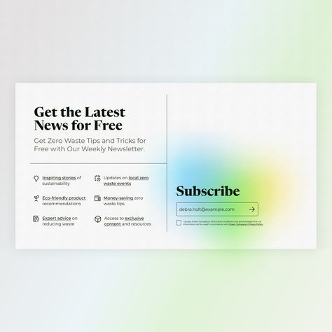 Design Hint 💻 Create a sign up page, modal, form, or app screen related to signing up for something. If you want to stay up to date with my work, head over to my profile and follow me. 🎨 #dailyUIchallenge #UIdesign #newsletterdesign #gradientdesign #texturedesign #designinspiration #designthinking #designerlife #UIinspiration #graphicdesign #designs #designprocess #designcommunity #designerlove #designporn #designart Form Design Web, Subscribe Form, Free Email Templates, App Screen, Subscribe To Newsletter, Email Template Design, Sign Up Page, Subscribe Newsletter, Brand Communication