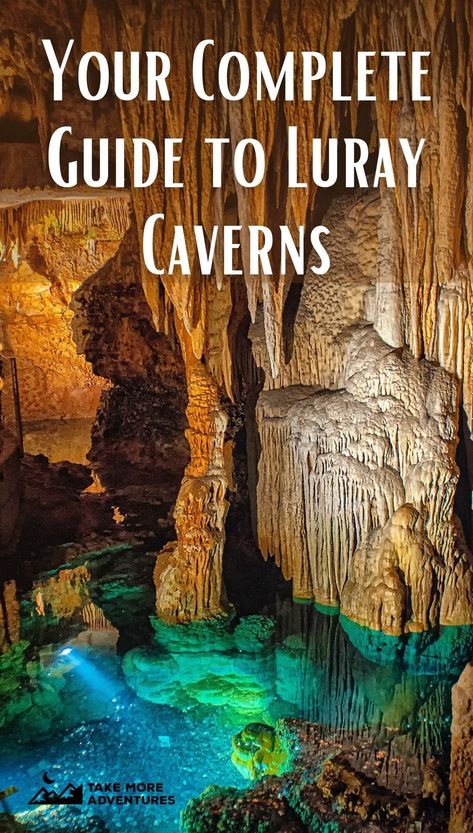 A gem in Shenandoah Valley, Virginia, Luray Caverns is the most popular and the largest caverns in Eastern America. The tours here are supposed to educate the visitors about the wonders of the underground. Besides the enlightening cave tours, there are other attractions that you can enjoy in this park. Get to know more here. #travel #takemoreadventures #luraycaverns #TheLurayValleyMuseum #Car&CarriageMuseum #ToyTownJunction #luraycavernstours #luraycavernsattractions #luray #undergroundcaverns Luray Caverns Virginia, Luray Caverns, Africa Adventure, Virginia Vacation, East Coast Road Trip, More Adventures, Cave Tours, Skyline Drive, Adventure Guide