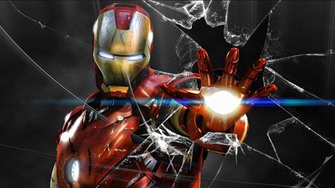 Iron Man Wallpaper HD #1 Wallpaper Avengers, Iron Man Cartoon, Iron Man Hd Wallpaper, Wallpaper Marvel, New Iron Man, 2560x1440 Wallpaper, Arc Reactor, Broken Screen Wallpaper, Iron Man Wallpaper