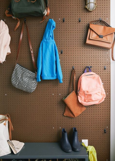 Guest Room? Peg Wall, Pegboard Organization, Cup Of Jo, New York City Apartment, Family Apartment, Apartment Tour, Up House, Rug Company, City Apartment