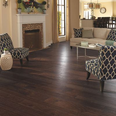 Mohawk Welsley Heights 5" Engineered Hardwood Flooring in Mocha Hickory Shaw Carpet Tile, Pergo Laminate, Hickory Hardwood Floors, Shaw Carpet, Engineered Hardwood Flooring, Vinyl Tile, Luxury Vinyl Plank, Hardwood Flooring, Engineered Hardwood