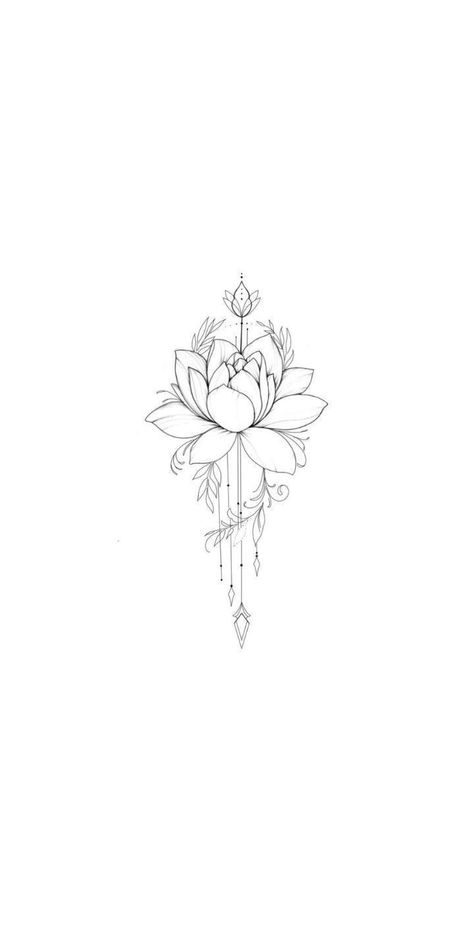 Lotus Flower Shoulder Cap Tattoo, Water Lily Drawing Tattoo Ideas, Water Lilies Tattoo Design, Water Lily And Moon Tattoo, Pisces Water Lily Tattoo, Water Lily Spine Tattoo, Lotus Flower Moon Tattoo, Tattoo Water Lily, Lotus Tattoo Drawing