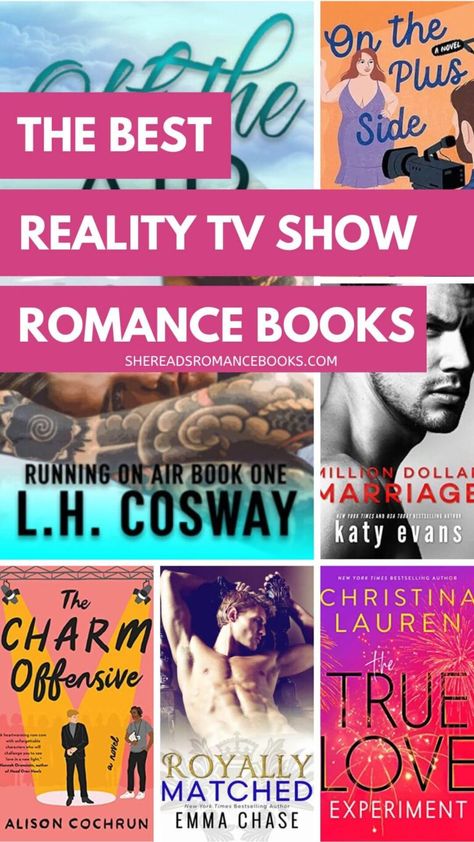 29 Reality TV Romance Books For Fans Who Love Reality Shows – She Reads Romance Books Top Romance Books, Katy Evans, Romance Books Worth Reading, Tv Romance, Reality Shows, Romance Authors, Reality Tv Shows, Book Boyfriends, Books And Movies