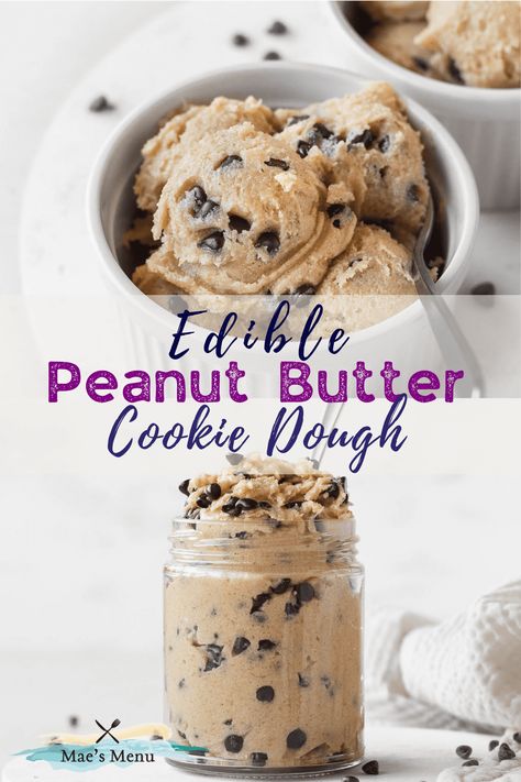 Edible Cookie Dough Peanut Butter, Edible Peanut Butter Cookie Dough Recipe, Peanut Butter Cookie Dough Recipe, Edible Peanut Butter Cookie Dough, Peanut Butter Dough, Cookie Dough For One, Eggless Cookie Dough, Eggless Cookie, Dessert Cravings