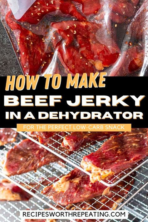 Beef Jerky Recipes Dehydrator, Ground Beef Jerky Recipes Dehydrator, Ground Beef Jerky Recipes, Teriyaki Beef Jerky Recipe, Jerky Marinade Recipes, Beef Jerky Dehydrator, Beef Jerky Recipe Dehydrator, Beef Jerky Marinade, Homemade Beef Jerky Recipe