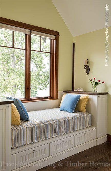 undefined Window Seat Design, Timber Frame Home, Home Window, Cozy Home Decor, Interior Design Boards, European Home Decor, New Interior Design, Timber Frame Homes, Interior Design Companies