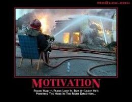 It is easy to lose motivation in the fire service. A Strong leader can remedy that. Firefighter Brotherhood, Firefighter Humor, Firefighter Quotes, Demotivational Posters, Volunteer Firefighter, Lazy People, Memes Humor, Like A Boss, Funny Fails