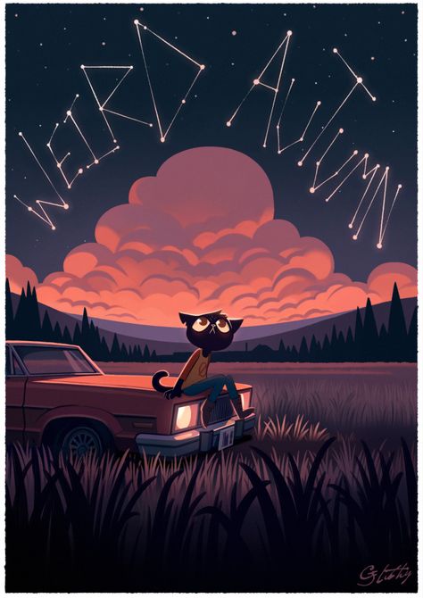 Mae Borowski, Night In The Woods, Indie Game Art, Night Forest, Star Wars Artwork, Wood Wallpaper, Spring Aesthetic, Digital Art Design, Indie Games