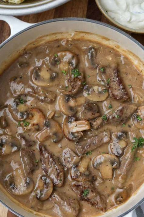 This Ina Garten Beef Stroganoff from the Barefoot Contessa cookbook is truly one of the best beef stroganoff recipes ever. This easy Beef Stroganoff is made Homemade Beef Stroganoff, Easy Beef Stroganoff, Best Beef Stroganoff, Beef Stroganoff Easy, Ina Garten Recipes, Stroganoff Recipe, Cooked Veggies, Beef Recipes Easy, Beef Stroganoff