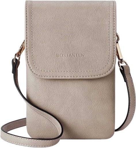 On days when you want to pack ultra light, this Bostanten crossbody phone wallet purse will store your phone in one compartment and your cards and teeny essentials in another. It’s made of scratch-resistant vegan leather, with a back zip pocket with card slots. And the overall construction is durable, secure, and looks polished and pretty! #TravelFashionGirl #womensfashion #travelpurse #crossbodycellphonebag #crossbodycellphonepurse #phonepurse #phonepursebag Crossbody Phone Purse, Cell Phone Bag, Oneplus Nord, Small Crossbody Purse, Crossbody Bags For Women, Designer Wallets, Phone Purse, Crossbody Wallet, Note 8