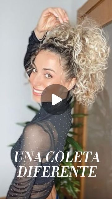 Long Curly Hair Pulled Back, Long Curly Hair Updos, Curly Hair High Ponytail, Peinados Curly Hair, Curly Hair Ponytail Styles, Curly Hair Dos, Curly Hair Up, Curly Hair Ponytail, Medium Length Curly Hair