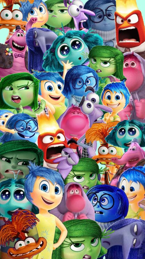 inside out 2 emotions #insideout #insideout2 #emotions #joy #anger #anxitey #disgust #sadness #fear #bingbong Fear Inside Out, Joy Inside Out, Inside Out Emotions, Bing Bong, Inside Out 2, Disney Wallpaper, Disney Pixar, Anger, Inside Out