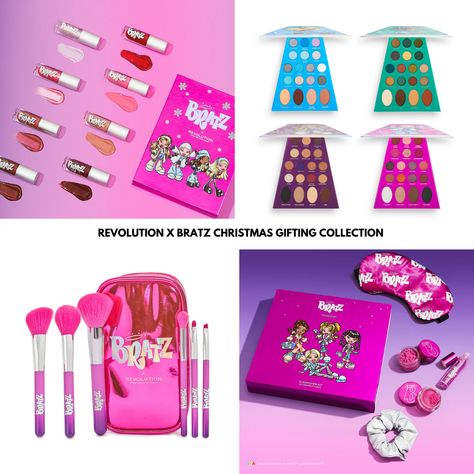 Bratz Makeup Revolution, Bratz Makeup Products, Bratz Christmas, Classic 90s Movies, Bratz Makeup, Brat Doll, Christmas Gifting, Makeup News, Christmas Makeup