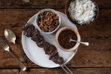 Thai-style Grilled Ox Liver Recipe By Valentine Warner Ox Liver Recipe, Grilled Liver, Butterflied Leg Of Lamb, Chicken Supreme, Pork Cheeks, Bread Sauce, Bbq Steak, Liver Recipes, Thai Salads