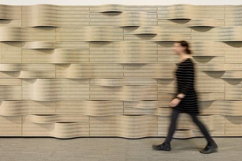 Wave Flexible Wood, Acoustic Wall, Ceiling Panels, Interior Architect, Baltic Birch Plywood, Acoustic Panels, Wood Products, The Chaos, Wall Panels