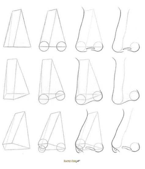 Naso Anime Nose, Drawing Nose, Nose Drawing, Anime Face, Drawing Faces, Sketches Tutorial, Pencil Art Drawings, Drawing Lessons, Anatomy Art