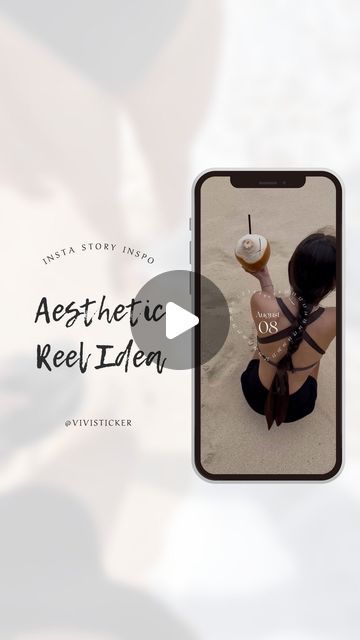 Vivisticker on Instagram: "Simple but aesthetic reels idea 💖

𝑫𝒐𝒘𝒏𝒍𝒐𝒂𝒅 𝑽𝒊𝒗𝒊𝒔𝒕𝒊𝒄𝒌𝒆𝒓 in App Store
to make your content stunning ✨

𝑭𝒐𝒍𝒍𝒐𝒘 𝒎𝒆 𝒕𝒐 𝒈𝒆𝒕 𝒎𝒐𝒓𝒆 𝒊𝒏𝒔𝒕𝒂 𝒊𝒏𝒔𝒑𝒐 ♡

#vivisticker #storyideas #instagramstoryideas #contentcreation #socialmediamarketing #digitalstickers #instagramtips #reelsideas#reelstutorial" Insta Inspo, Instagram Tips, Instagram Story Ideas, Insta Story, Content Creation, App Store, Social Media Marketing, Follow Me, Make Your