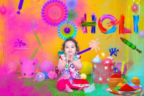 Holi Photography, Holi Photoshoot, Holi 2024, Kids Photographer, Holi Wishes, Setup Ideas, Indian Festival, Wood Works, Happy Holi