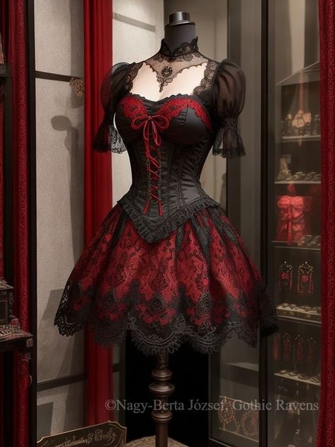 Vampire Dress, Old Fashion Dresses, Goth Dress, Gothic Dress, Fantasy Dress, Fashion Inspiration Design, Swaggy Outfits, Gothic Outfits, Goth Outfits