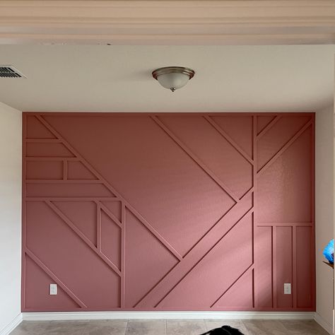 Room inspo - bedroom Wainscoting Kits, Accent Wall Designs, Accent Wall Paint, Nursery Room Design, Accent Walls In Living Room, Nursery Room Inspiration, Accent Wall Bedroom, Wall Molding, 3d Wall Panels