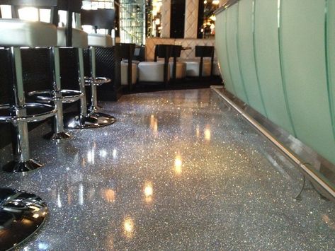 Glitter Epoxy Floor, Glitter Floor, Sparkle Floor, Epoxy Resin Flooring, Metallic Epoxy Floor, New York Office, City Office, Concrete Floor, Epoxy Floor