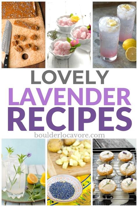 Lavendar Recipe, Instant Pot Potato Soup, Mexican Coke, Edible Lavender, Food And Drink Recipes, Lavender Uses, Lavender Cookies, Edible Flowers Recipes, Lavender Recipes