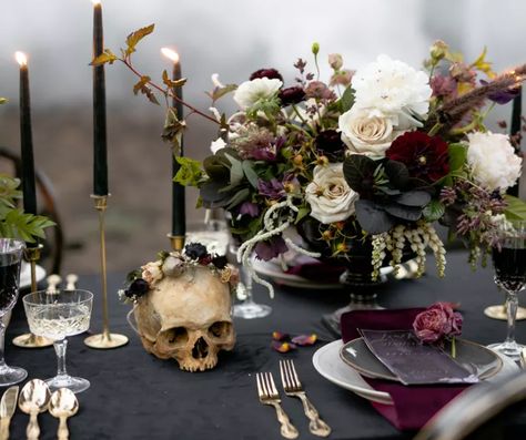 Five Reasons You Should Get Married on Halloween | Mill Pond Estate Friday The 13th Wedding, Halloween Wedding Ideas, Halloween Weddings, Halloween Themed Wedding, Goth Wedding, Ideas For Halloween, Cute Wedding Ideas, Household Decor, Halloween Wedding