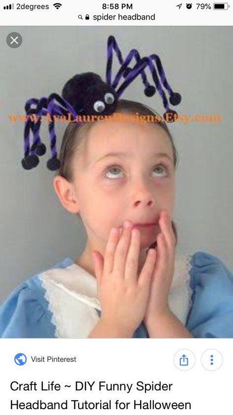 Diy Halloween Activities, Miss Spider, Bachelorette Party Headband, Spider Headband, White Hair Accessory, Animal Halloween Costumes, Levitation Photography, Creepy Halloween Makeup, Knotted Baby Headband