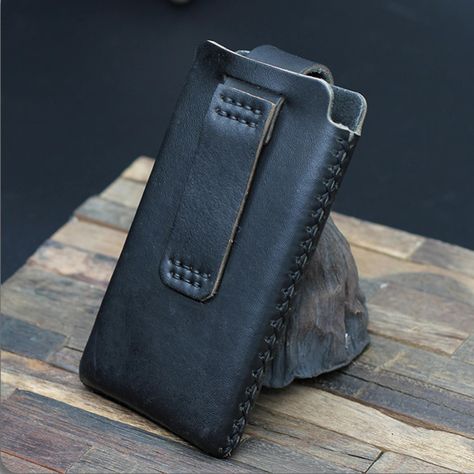 Phone Case Men, Iphone Holder, Handmade Phone Case, Old Phone, Belt Leather, Cell Phone Holder, Leather Sleeve, Leather Phone Case, Leather Diy