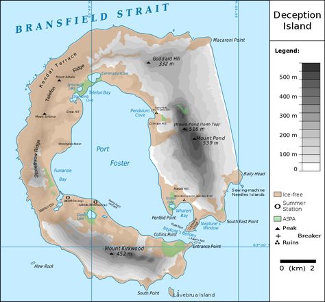 File:Deception Island Map.svg - Wikipedia British Royal Marines, Deception Island, City Layout, More Than Meets The Eye, Character And Setting, Safe Harbor, Sewing Machine Needles, Island Map, Hero's Journey