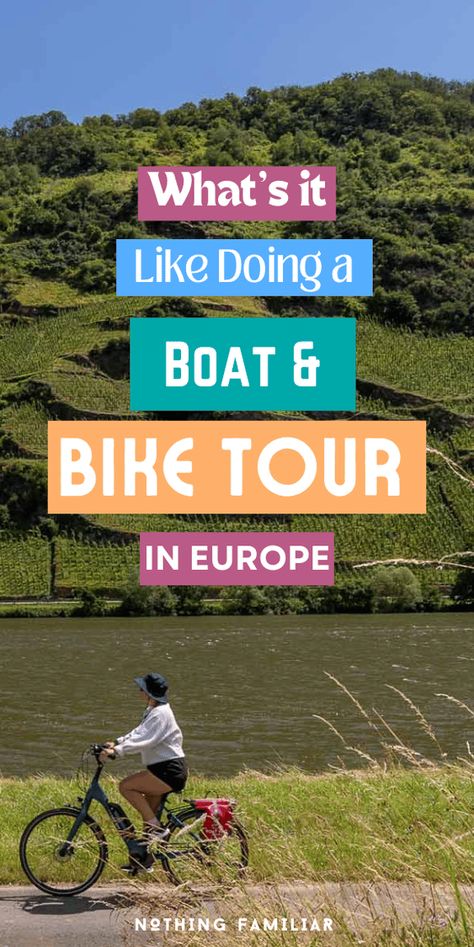 Boat Bike Tours in Europe Bucketlist Summer, European Holiday, Traveling Europe, Vacation Itinerary, Europe Trip Itinerary, Cycling Trips, European Vacation, Europe Vacation, Visit Europe