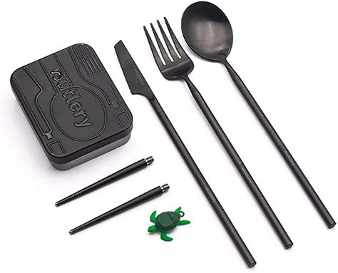 Sustainable Alternatives, Portable Utensils, Land Rover Series 2, Travel Cutlery, Camping Cutlery, Reusable Utensils, Camping Utensils, Gold Cutlery Set, Travel Utensils