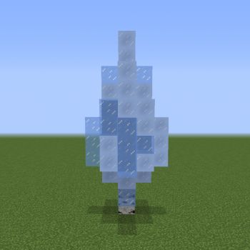 Minecraft Ice Builds, Minecraft Christmas House, Minecraft Ice Castle, Minecraft Outside Decor, King Of Dragons, Ice Tree, Minecraft Tree, Mind Craft, Minecraft Building Guide