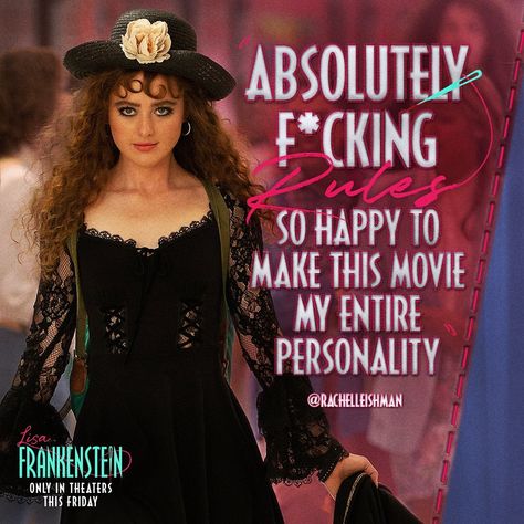 the reviews are in 💥 LISA FRANKENSTEIN absolutely f*cking rules and you need to get your tickets now. link in bio! in theaters FRIDAY! | Instagram Frankenstein Quotes, Juliet Starling, Gothic Hippie, Female Joker, Sally Skellington, Tiny Tina, Dark Princess, Pumpkin Queen, Halloween Queen