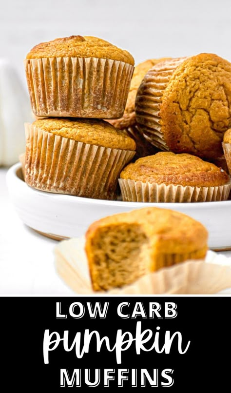 Carbs Food, Low Carb Pumpkin Muffins, Dinner Recipes Healthy Low Carb, Low Carb Low Fat Recipes, Easy Rice, Postre Keto, Low Carb Muffins, Cooking Healthy, Low Carb Low Sugar