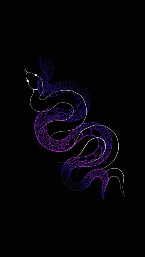 Snake Asethic Wallpaper, Wallpaper Backgrounds Snake, Snake Black Wallpaper, Purple Snake Aesthetic Wallpaper, Purple Snake Wallpaper, Purple Snake Aesthetic, Black Snake Iphone Wallpaper, Snake Painting, Xray Art